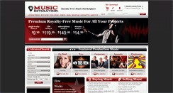 Desktop Screenshot of musicrevolution.com